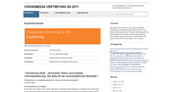 Desktop Screenshot of carsharing.crossmedia-integrierte-kommunikation.de